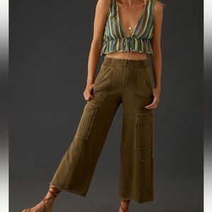 Daily Practice by Anthropologie Utility wide-leg pants